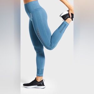 Gymshark Pants & Jumpsuit Energy Seamless Performance Leggings - Sky Blue